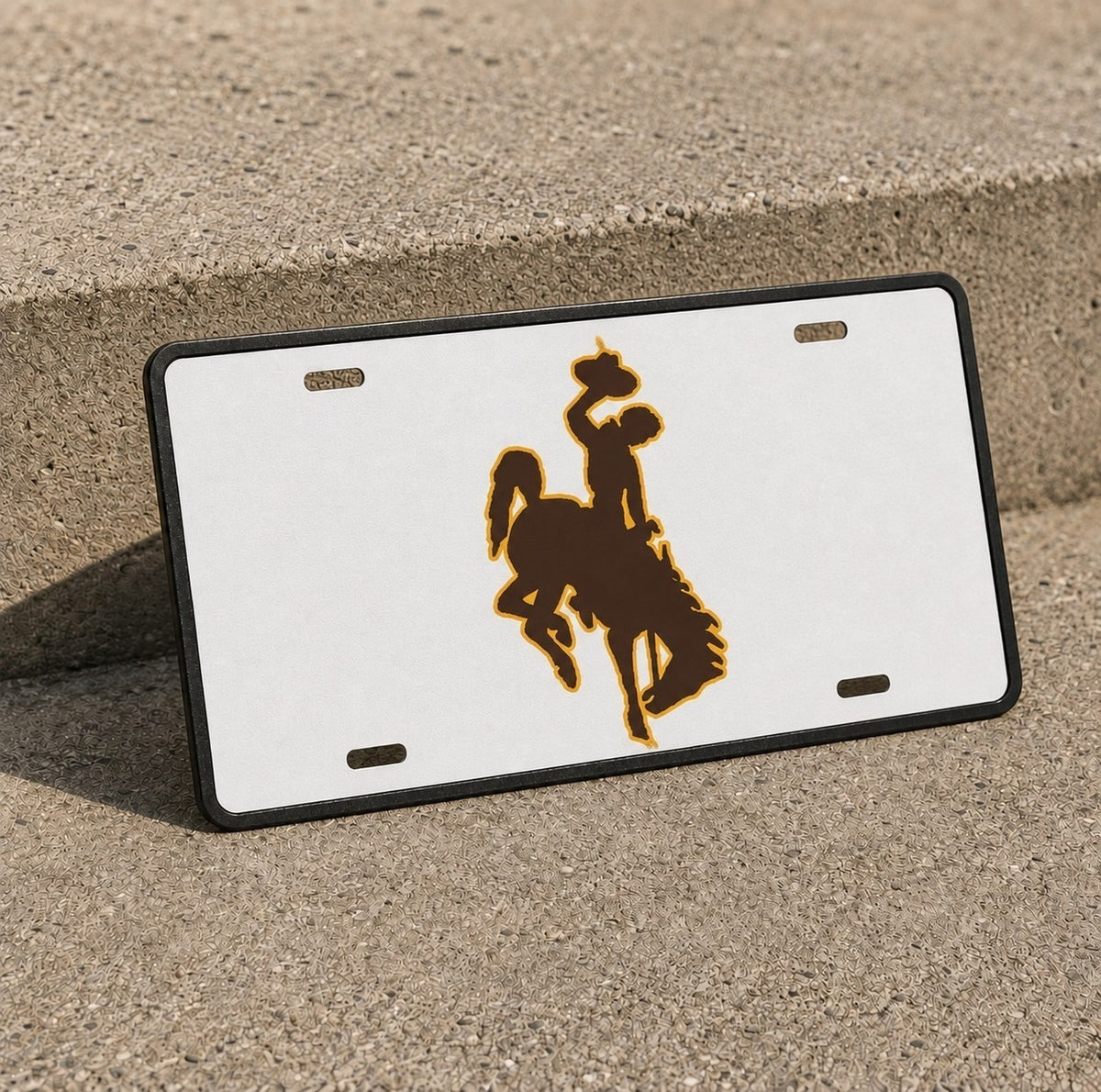 Wyoming Cowboys College Football License Plate Car Tag 12x6 Front Novelty Vanity