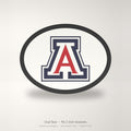 Arizona Wildcats Oval Trailer Hitch Cover 2 Inch Receiver
