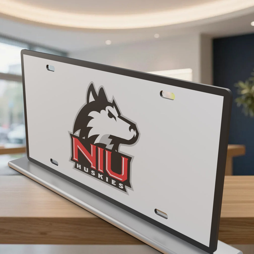 Northern Illinois Huskies NIU License Plate Car Tag 12x6 Front