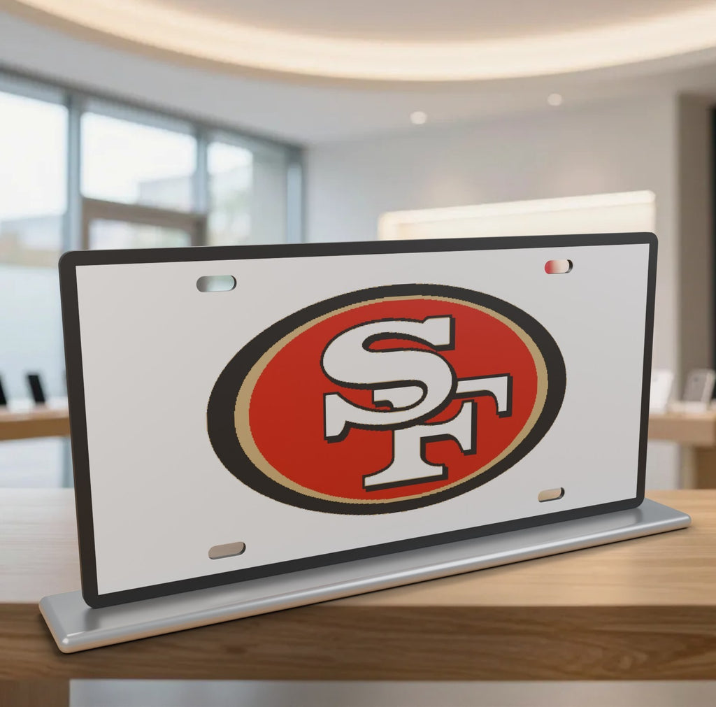 San Francisco 49ers Football License Plate Car Tag 12x6 Front Novelty Vanity