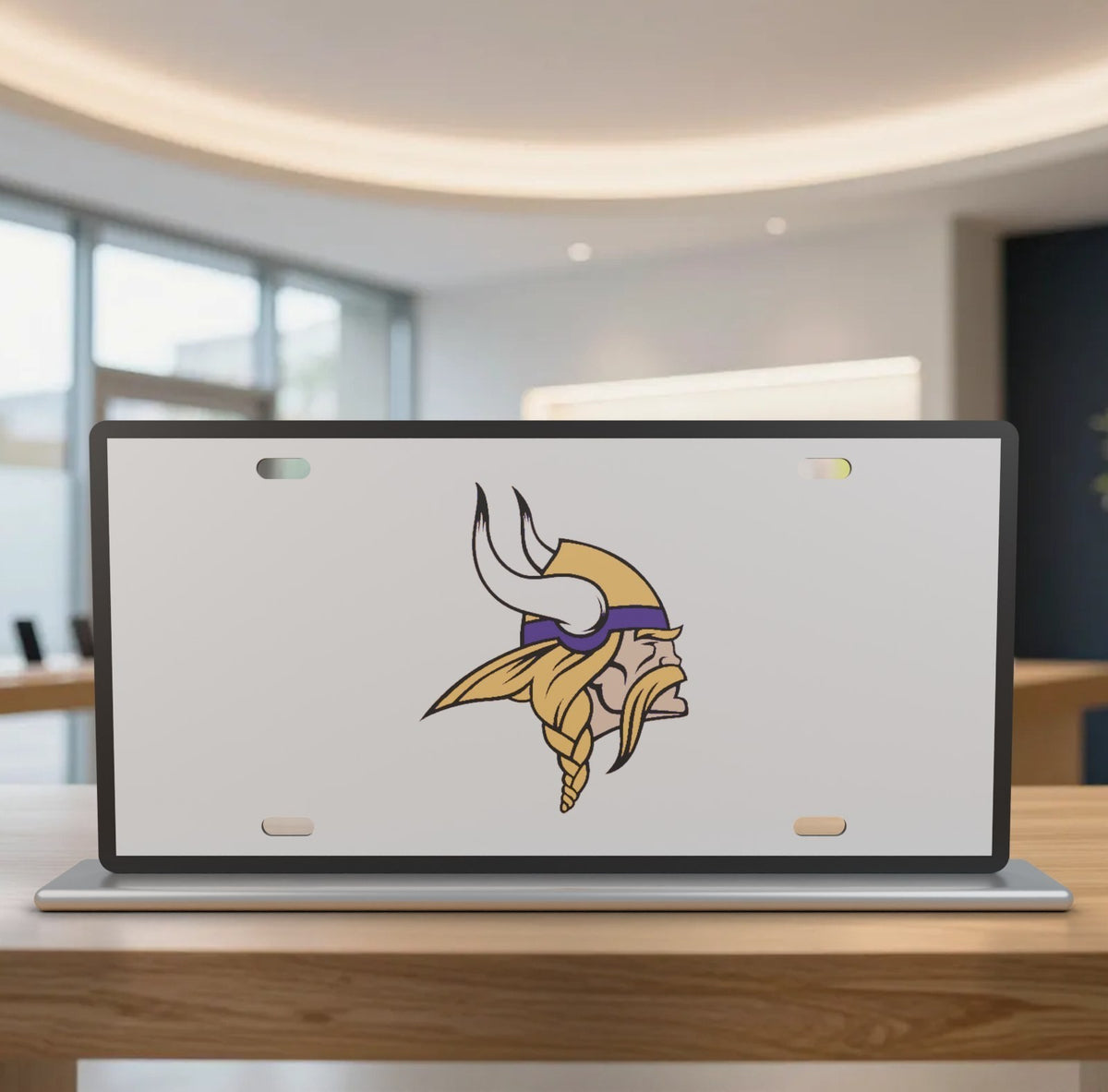 Minnesota Vikings Football License Plate Car Tag 12x6 Front Novelty Vanity