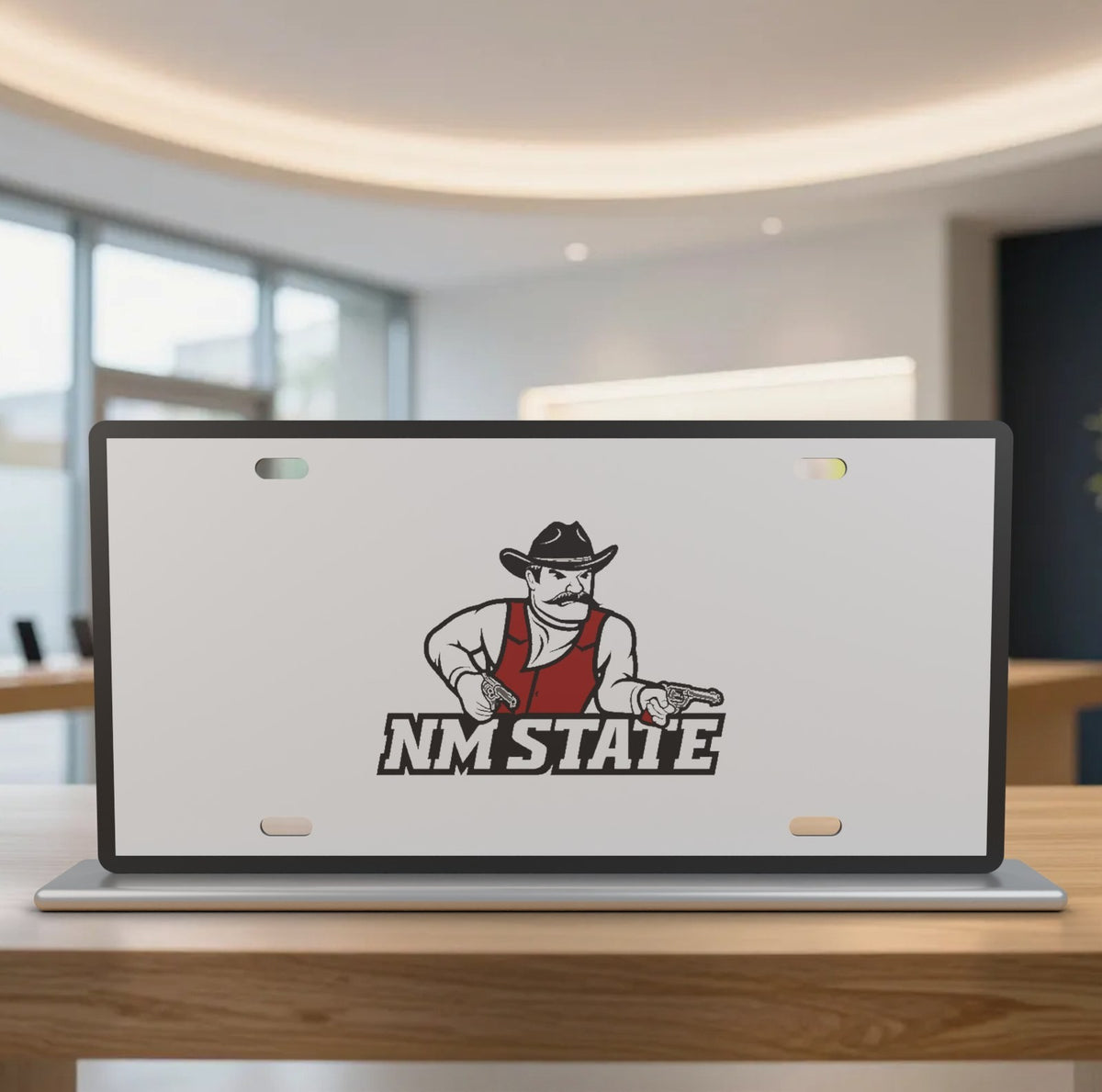 New Mexico State Aggies NMSU License Plate Car Tag 12x6 Front