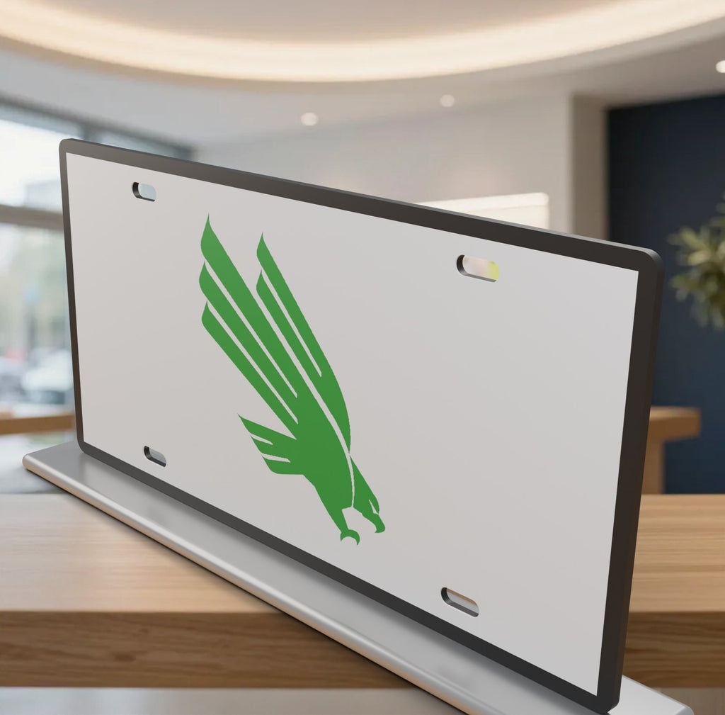 North Texas Mean Green UNT License Plate Car Tag 12x6 Front