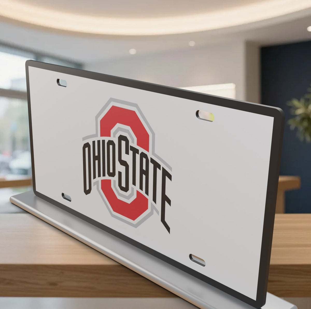 Ohio State Buckeyes College Football License Plate Car Tag 12x6 Front Novelty