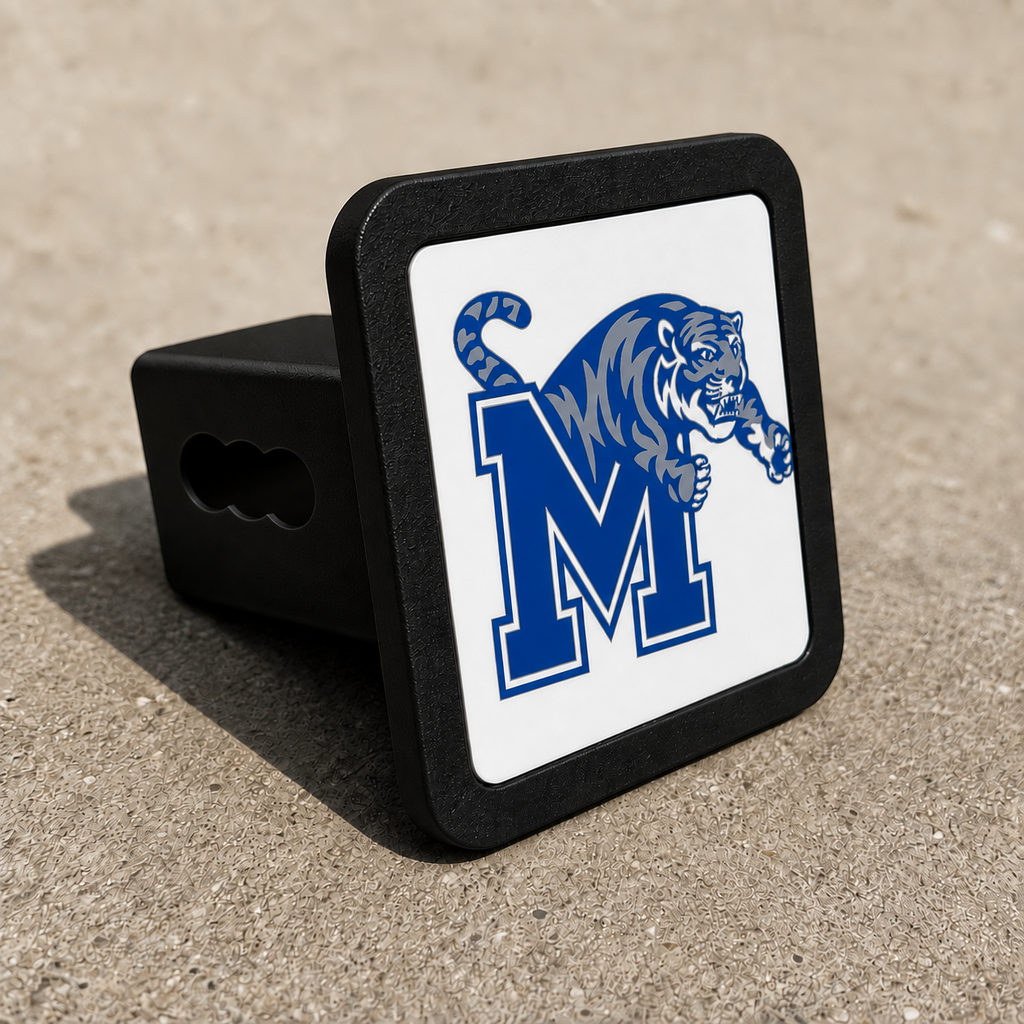 Memphis Tigers Trailer Hitch Cover 2 Inch Receiver