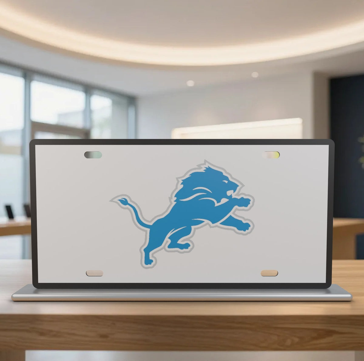 Detroit Lions Football License Plate Car Tag 12x6 Front Novelty Vanity