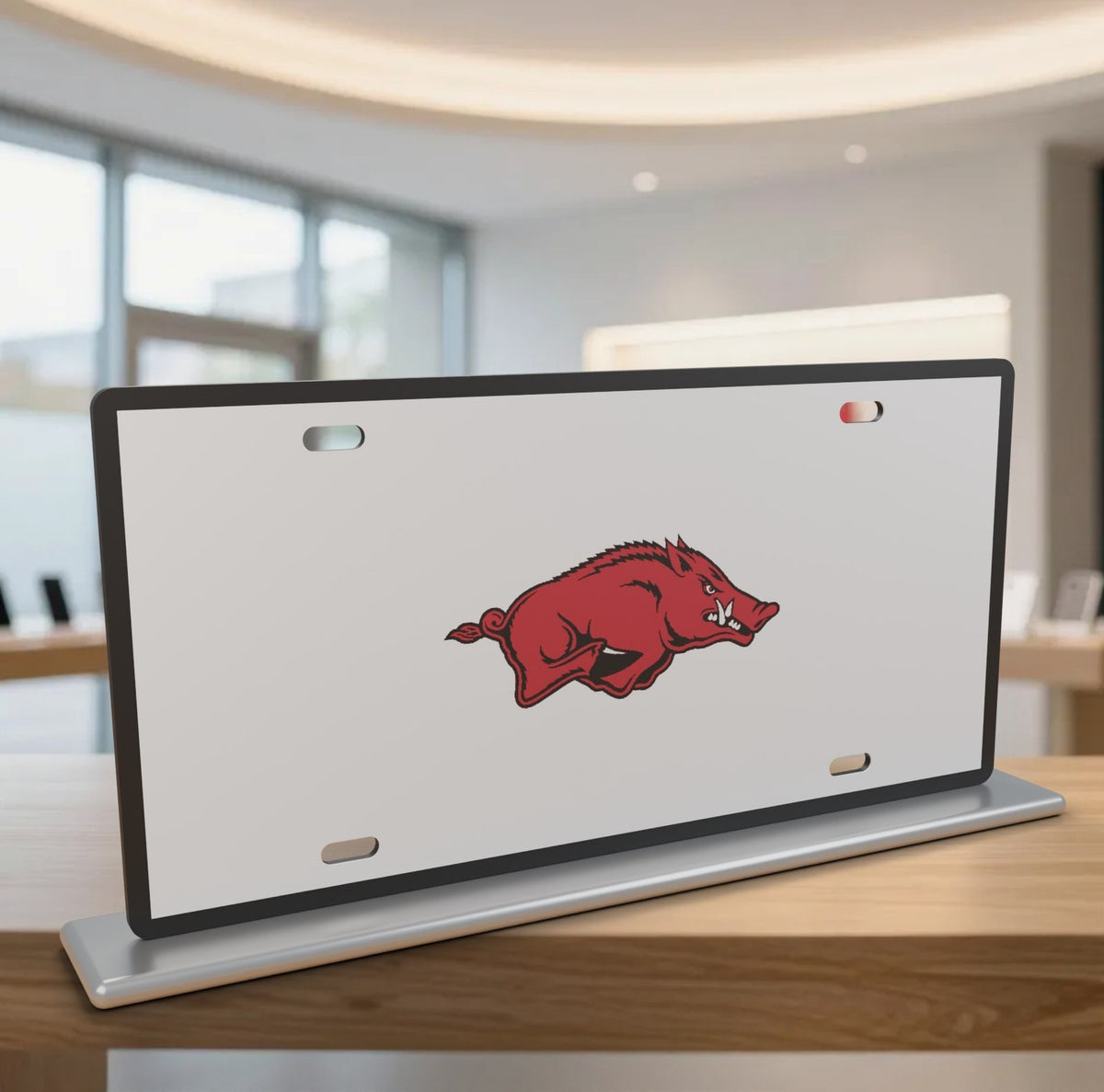 Arkansas Razorbacks Hogs License Plate Car Tag 12x6 Front