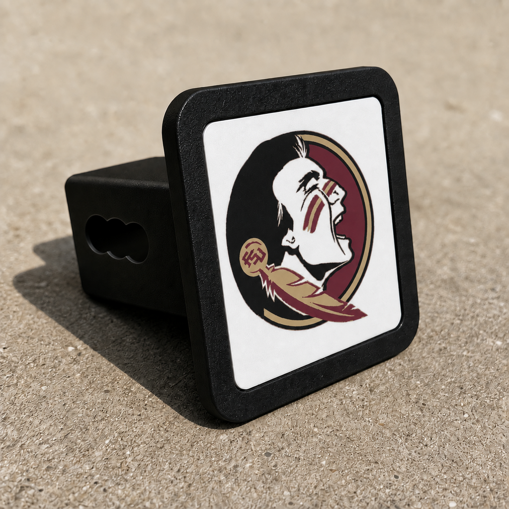 Florida State Seminoles FSU Noles Trailer Hitch Cover 2 Inch Receiver