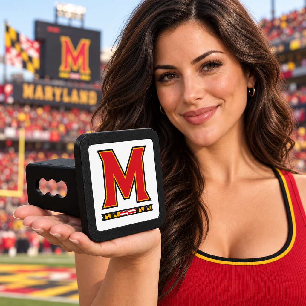 Maryland Terrapins Terps Trailer Hitch Cover 2 Inch Receiver