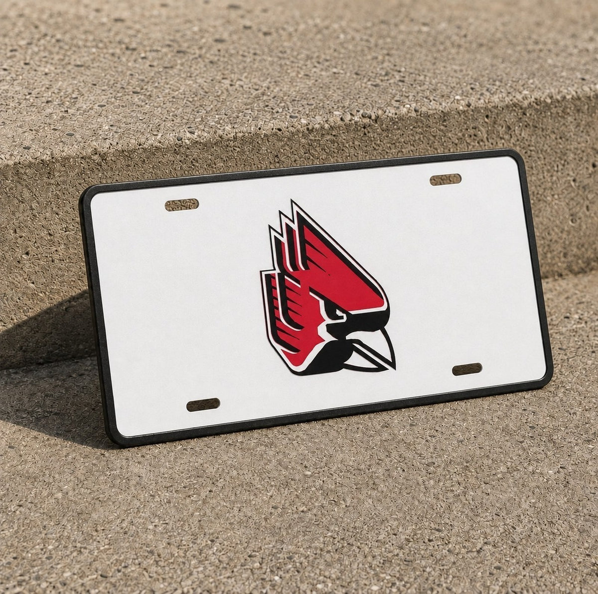Ball State Cardinals College Football License Plate Car Tag 12x6 Front Novelty