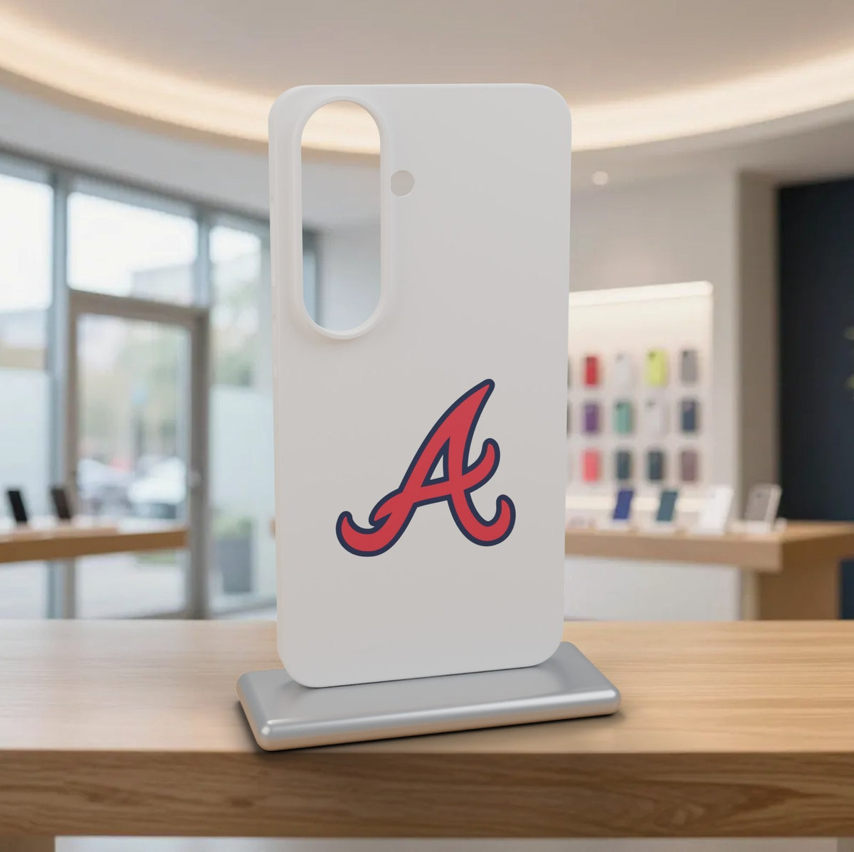 Atlanta Braves Phone Case for iPhone 17 Pro Max Samsung Galaxy S26 Cover Slim