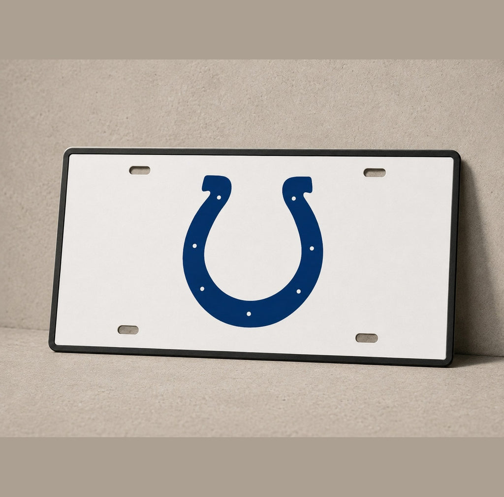 Indianapolis Colts Football License Plate Car Tag 12x6 Front Novelty Vanity