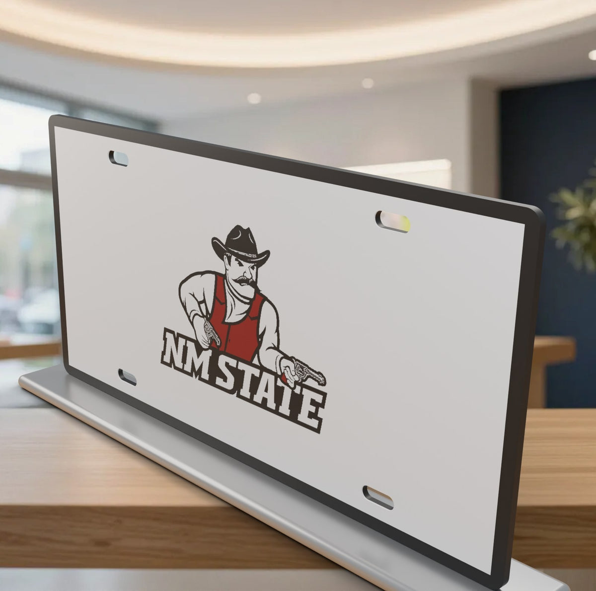 New Mexico State Aggies NMSU License Plate Car Tag 12x6 Front