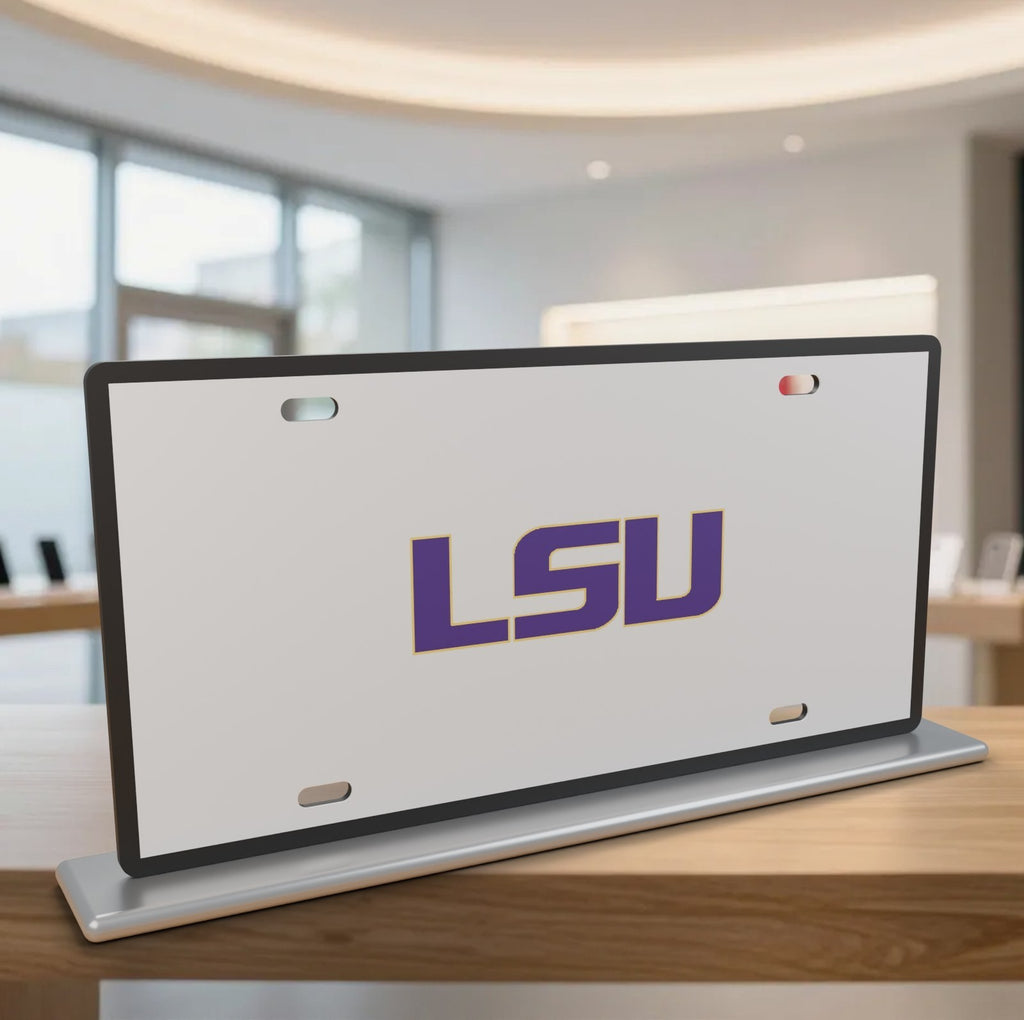 LSU Tigers College Football License Plate Car Tag 12x6 Front Novelty Vanity