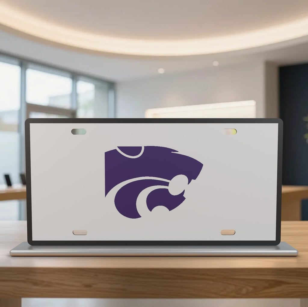 Kansas State Wildcats College Football License Plate Car Tag 12x6 Front Novelty