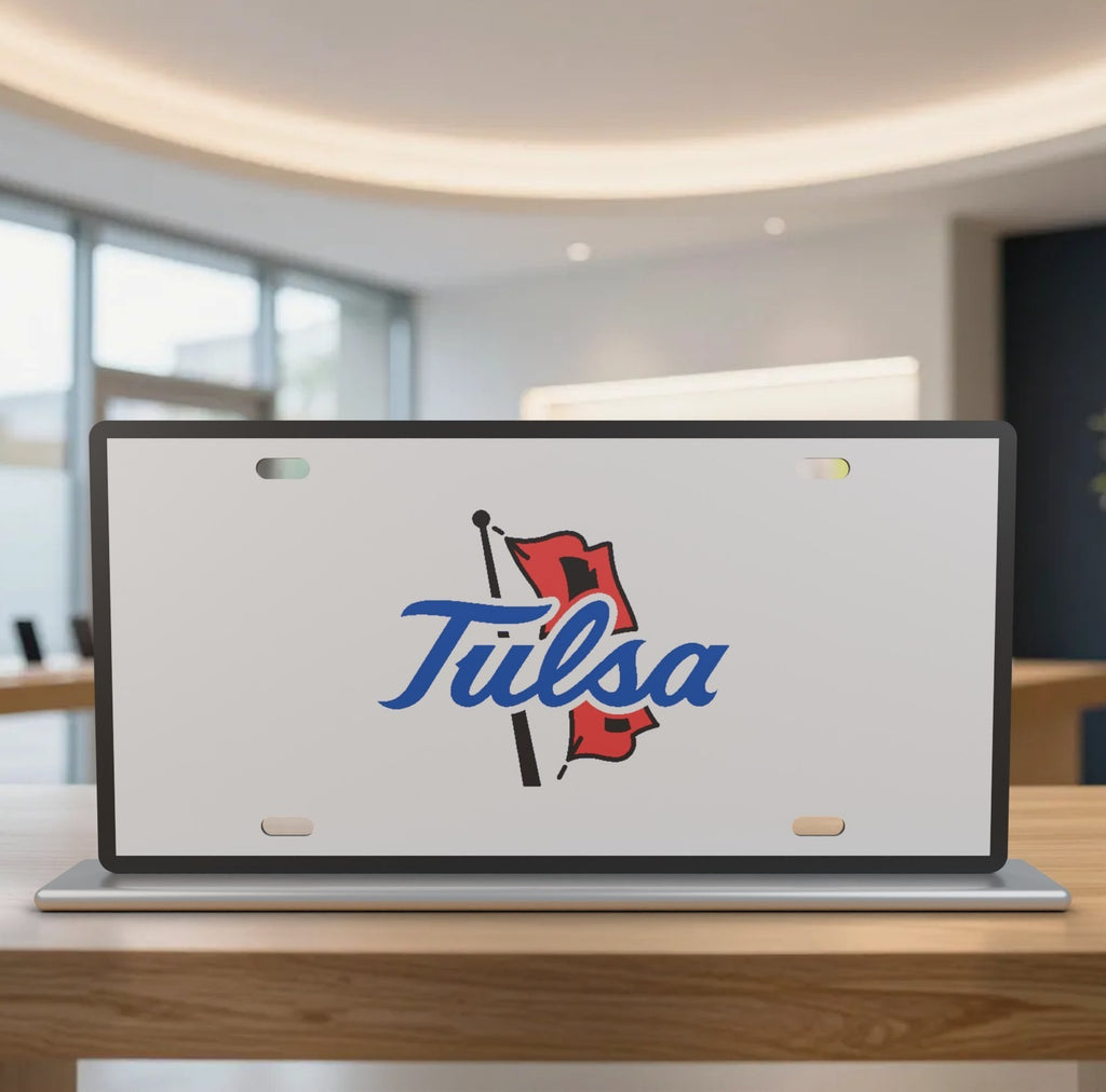 Tulsa Golden Hurricane College Football License Plate Car Tag 12x6 Front Novelty