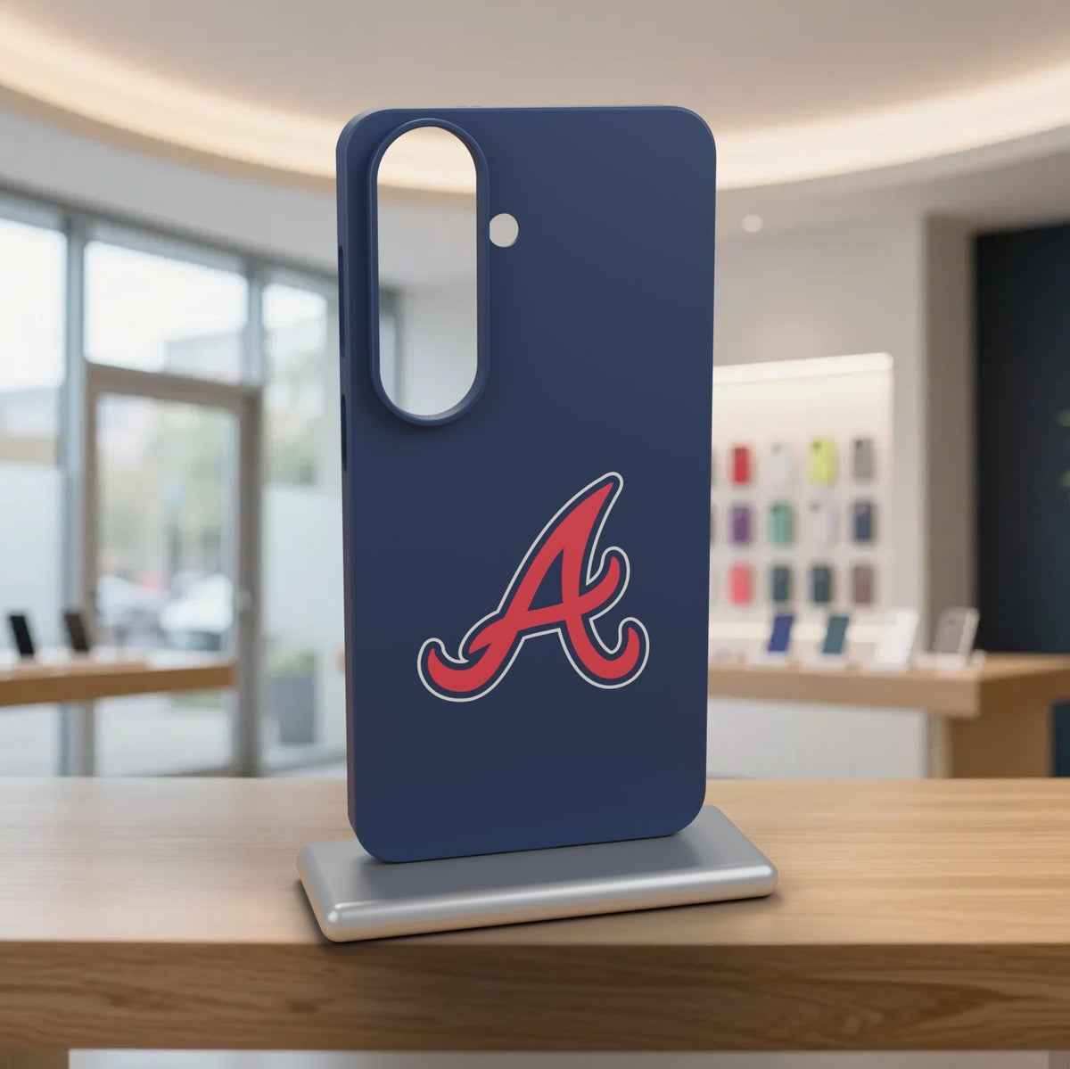 Atlanta Braves Phone Case for iPhone 17 Pro Max Samsung Galaxy S26 Cover Slim