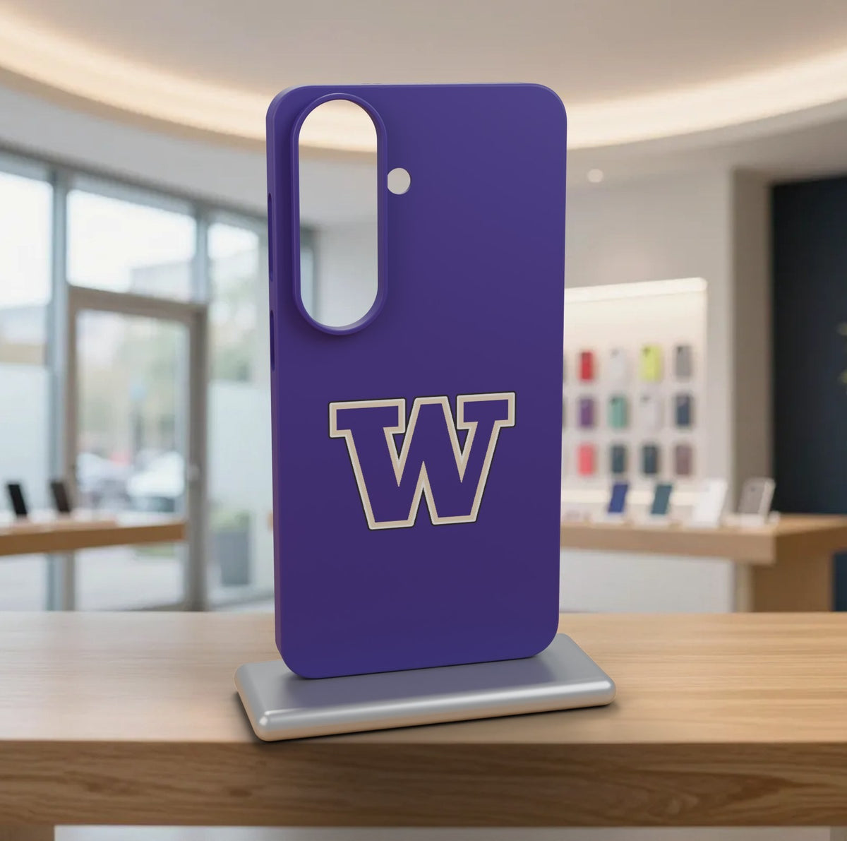 Washington Huskies Phone Case Cover iPhone 17 Pro Max Samsung Galaxy S26 Slim