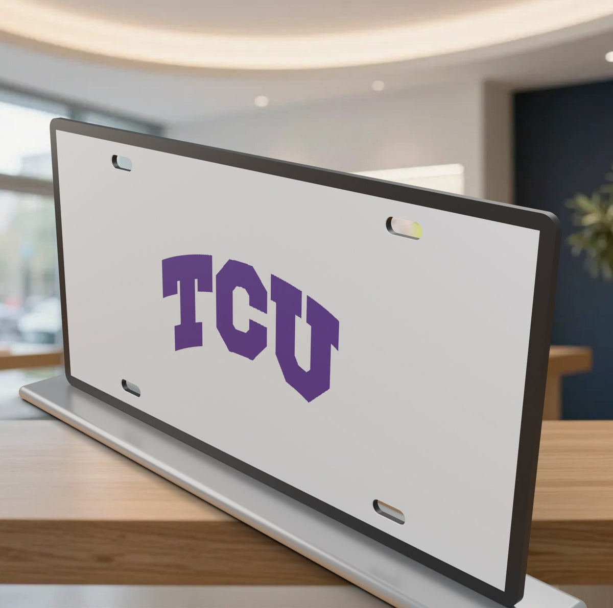 TCU Horned Frogs College Football License Plate Car Tag 12x6 Front Novelty