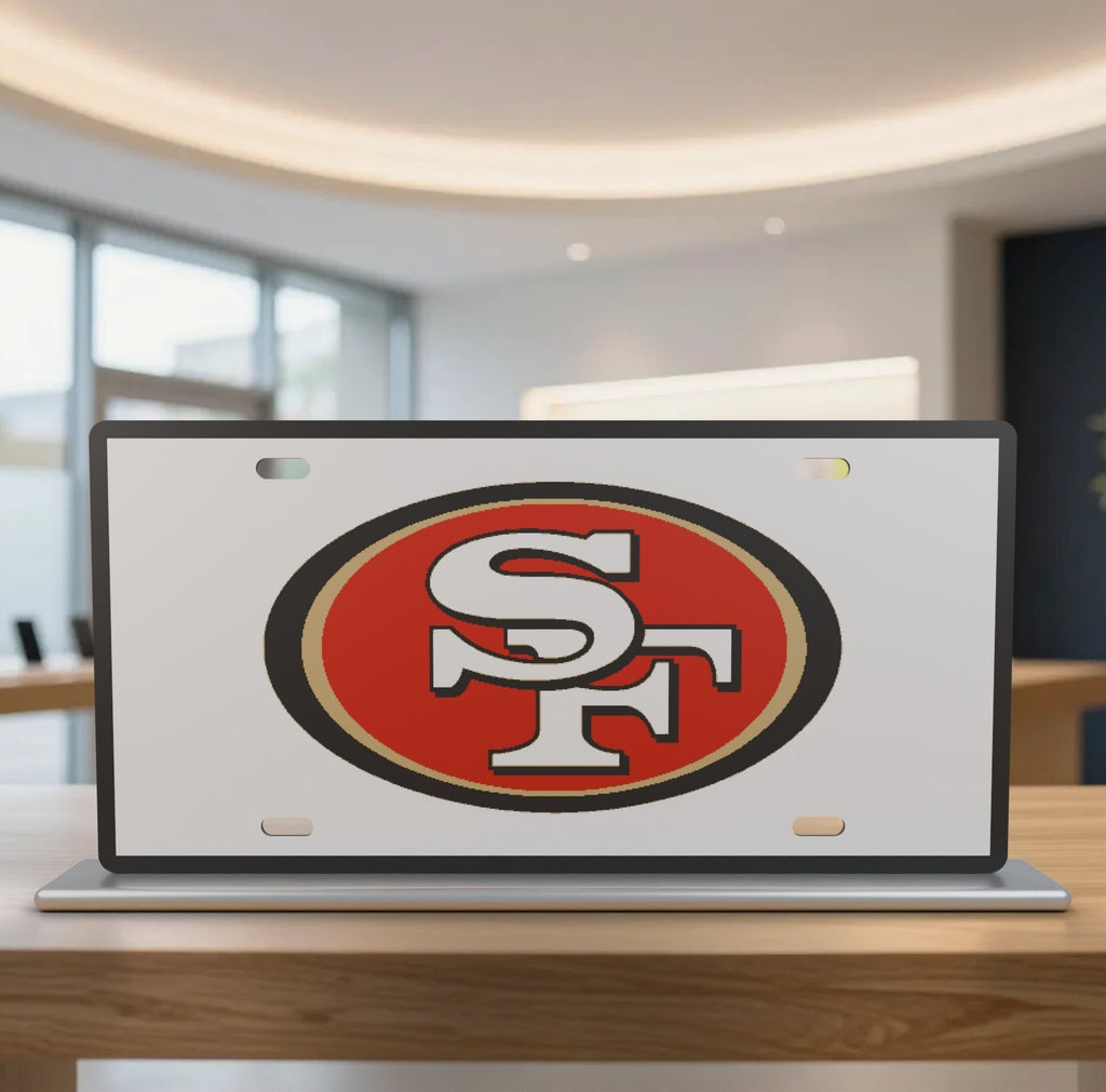 San Francisco 49ers Football License Plate Car Tag 12x6 Front Novelty Vanity