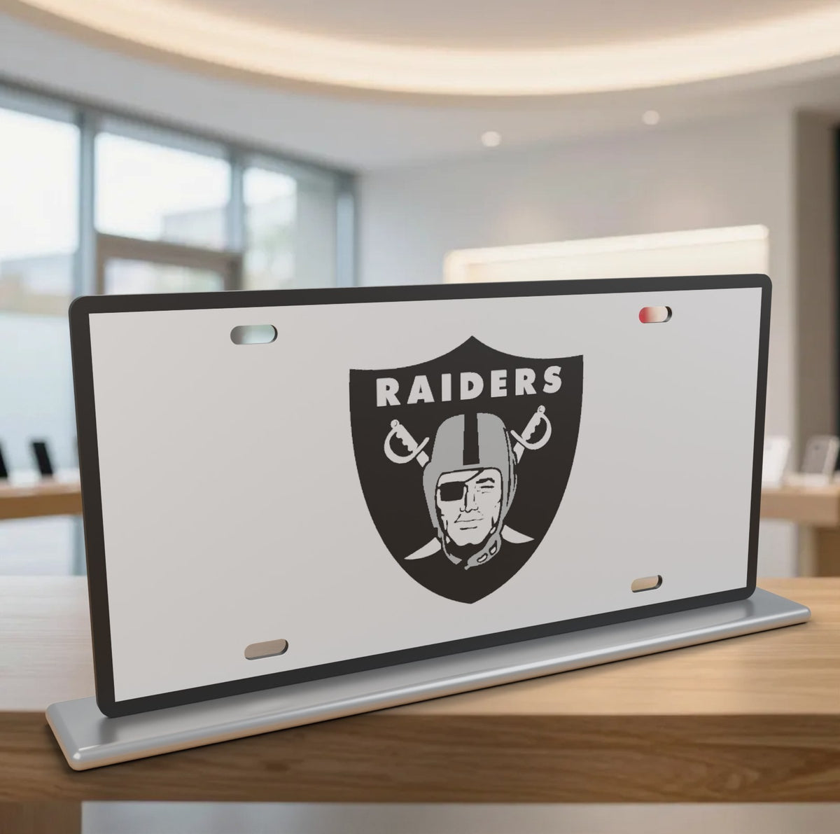 Las Vegas Raiders Football License Plate Car Tag 12x6 Front Novelty Vanity