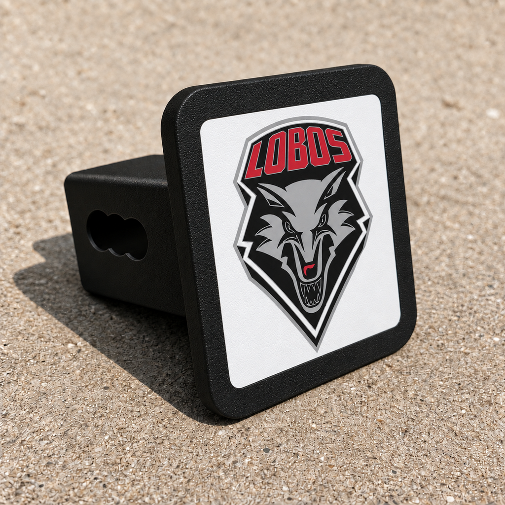 New Mexico Lobos UNM Trailer Hitch Cover 2 Inch Receiver