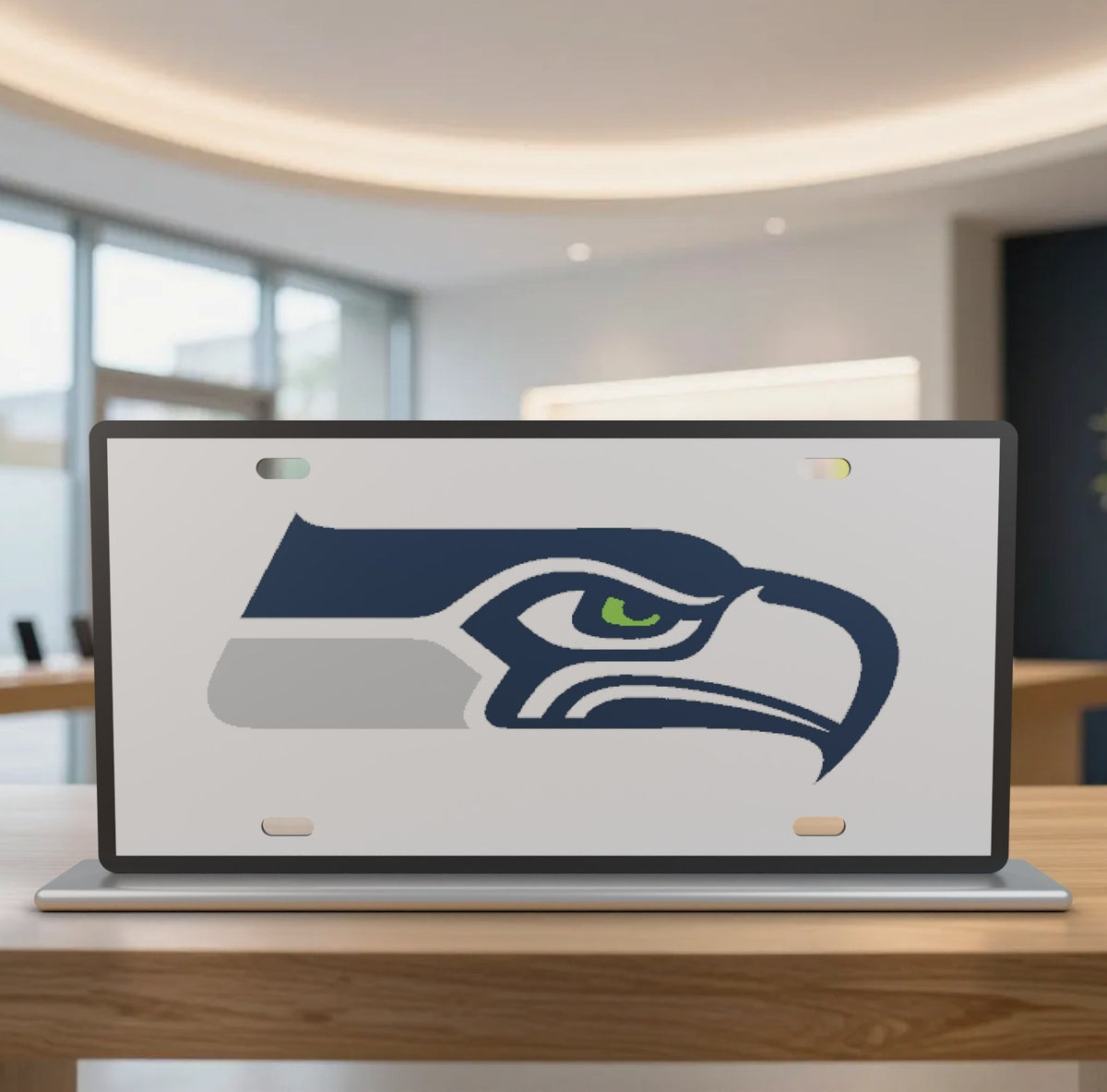 Seattle Seahawks Football License Plate Car Tag 12x6 Front Novelty Vanity