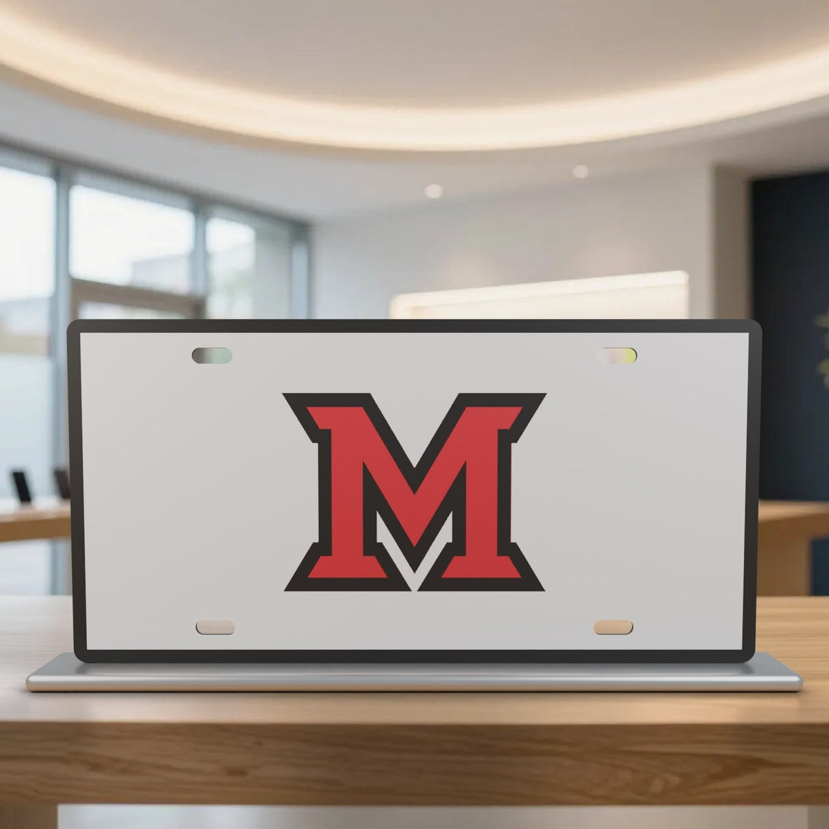 Miami (OH) RedHawks College Football License Plate Car Tag 12x6 Front Novelty