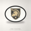 Army Black Knights Oval Trailer Hitch Cover 2 Inch Receiver