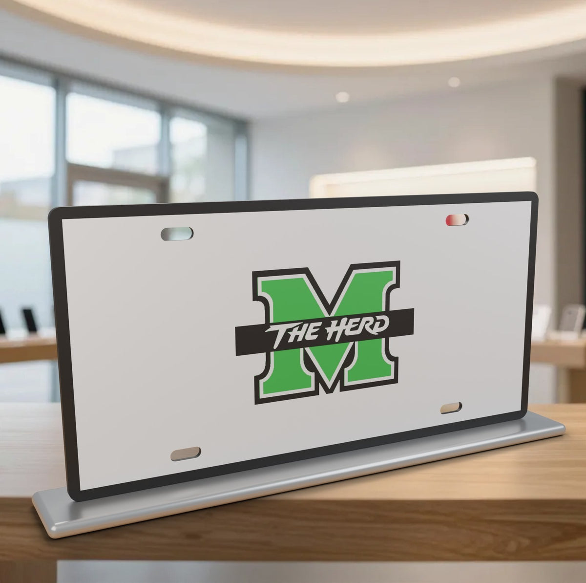 Marshall Thundering Herd College Football License Plate Car Tag 12x6 Front