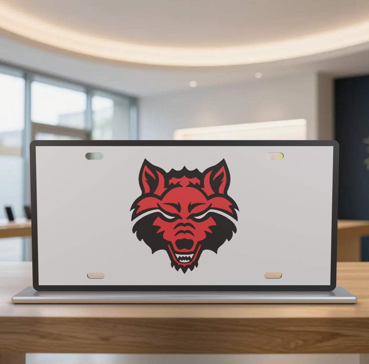 Arkansas State Red Wolves College Football License Plate Car Tag 12x6 Front