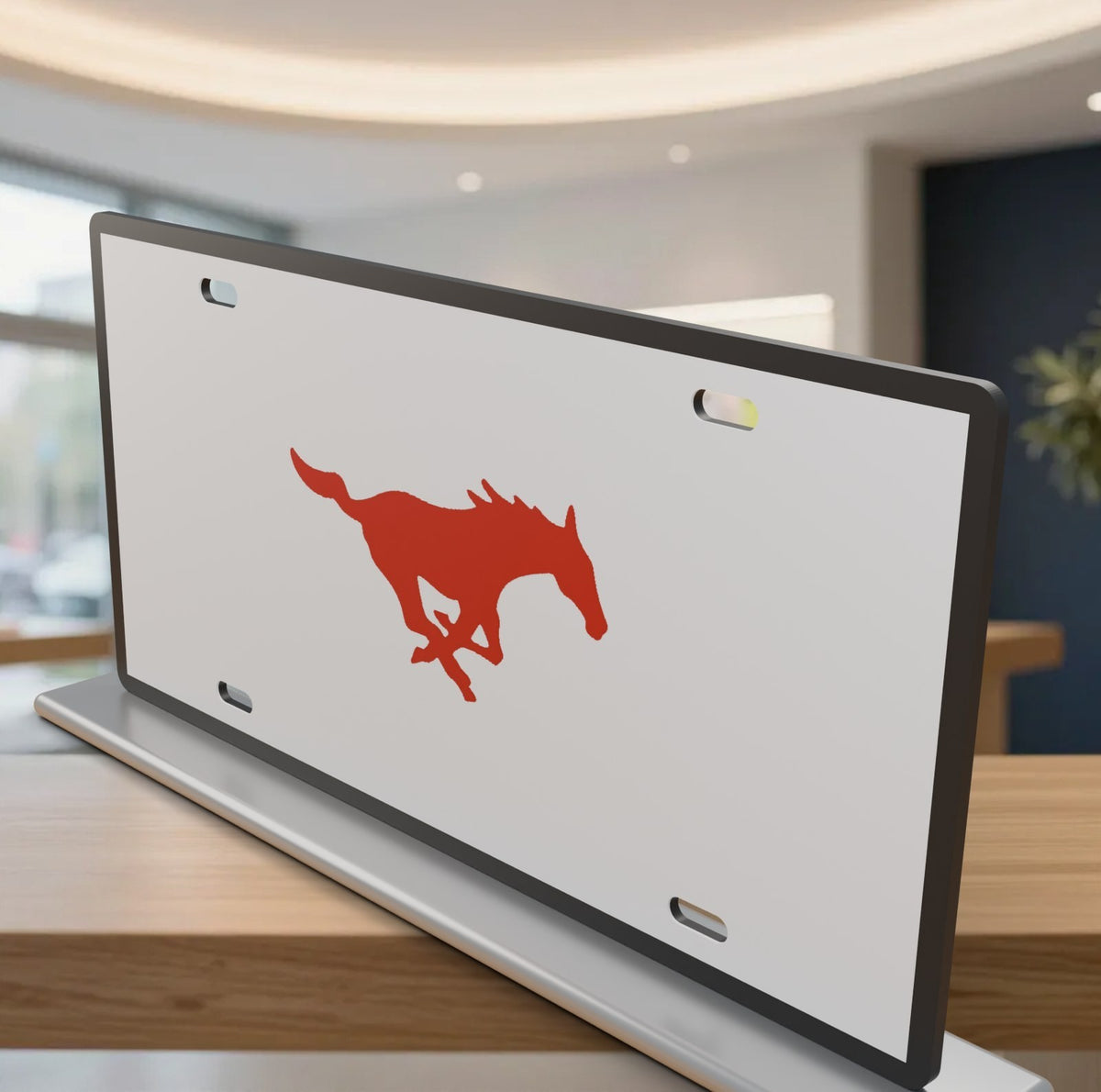 SMU Mustangs College Football License Plate Car Tag 12x6 Front Novelty Vanity