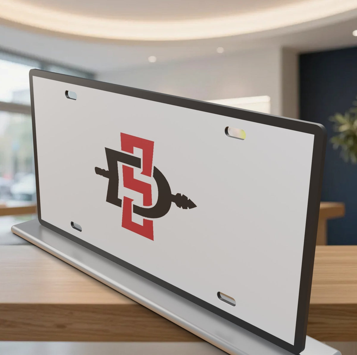 San Diego State Aztecs SDSU License Plate Car Tag 12x6 Front