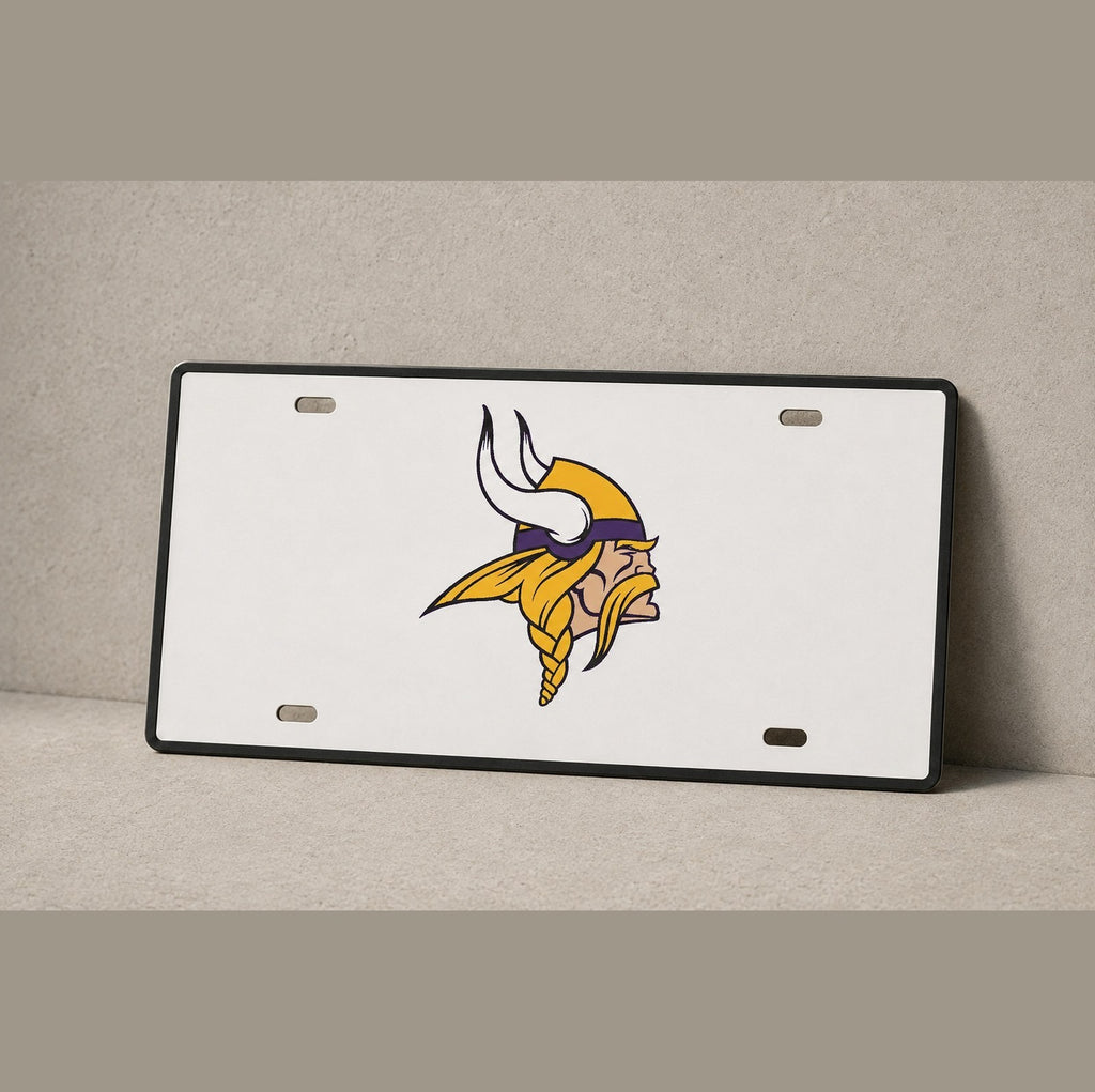 Minnesota Vikings Football License Plate Car Tag 12x6 Front Novelty Vanity