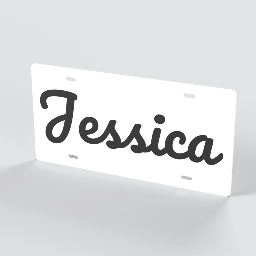 Personalized Custom License Plate Car Tag 12x6 Your Name Text Front Vanity