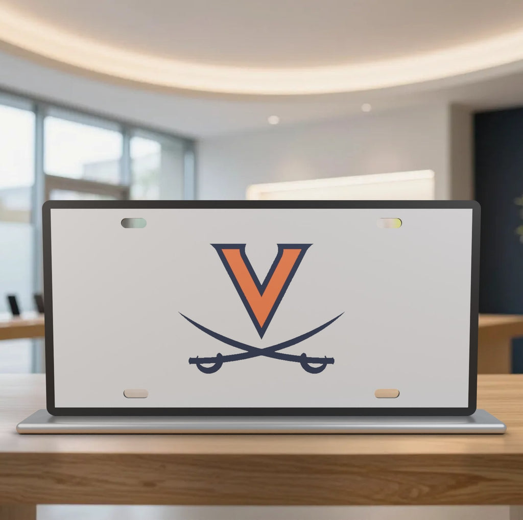 Virginia Cavaliers UVA License Plate Car Tag 12x6 Front