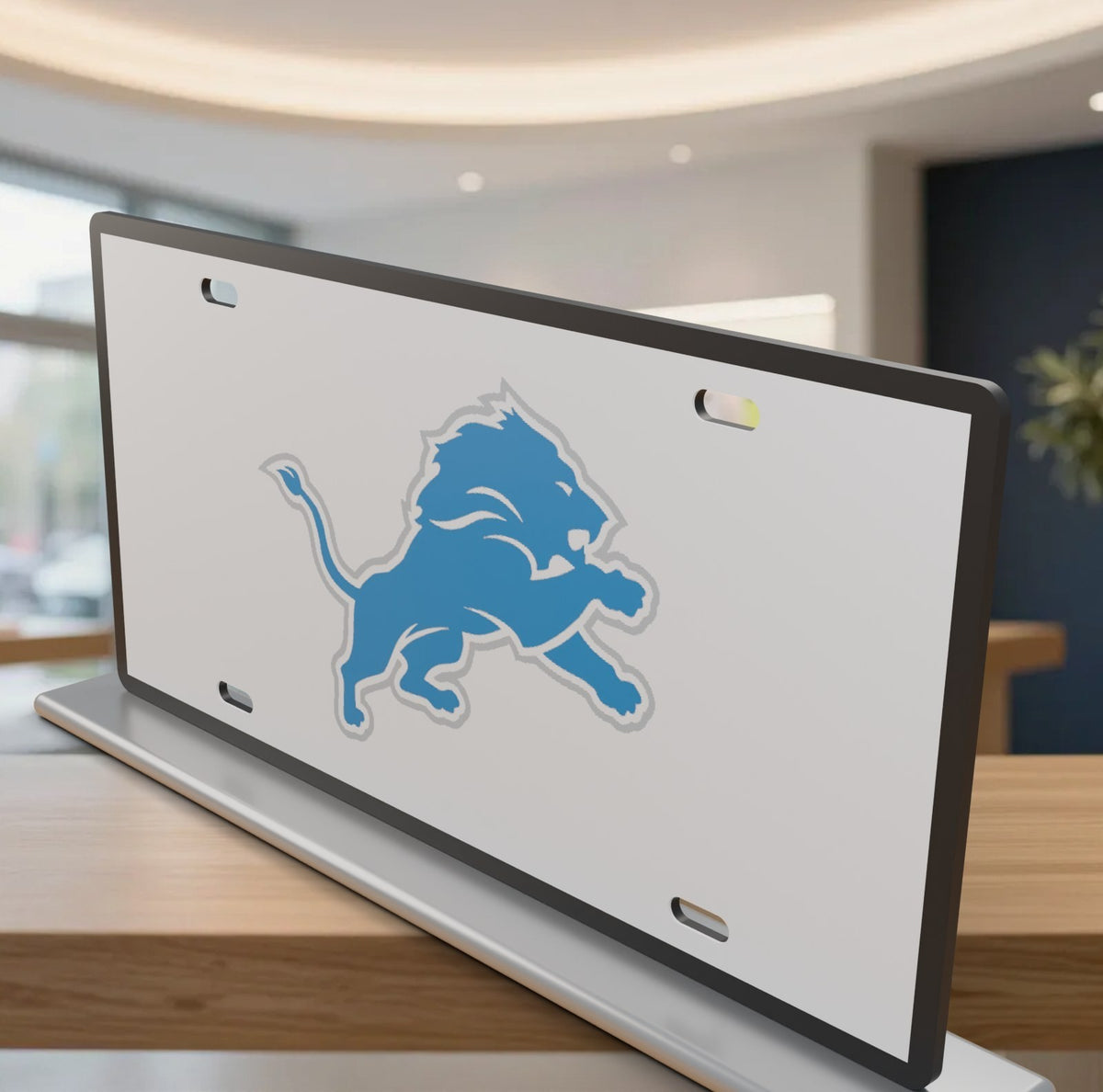 Detroit Lions Football License Plate Car Tag 12x6 Front Novelty Vanity