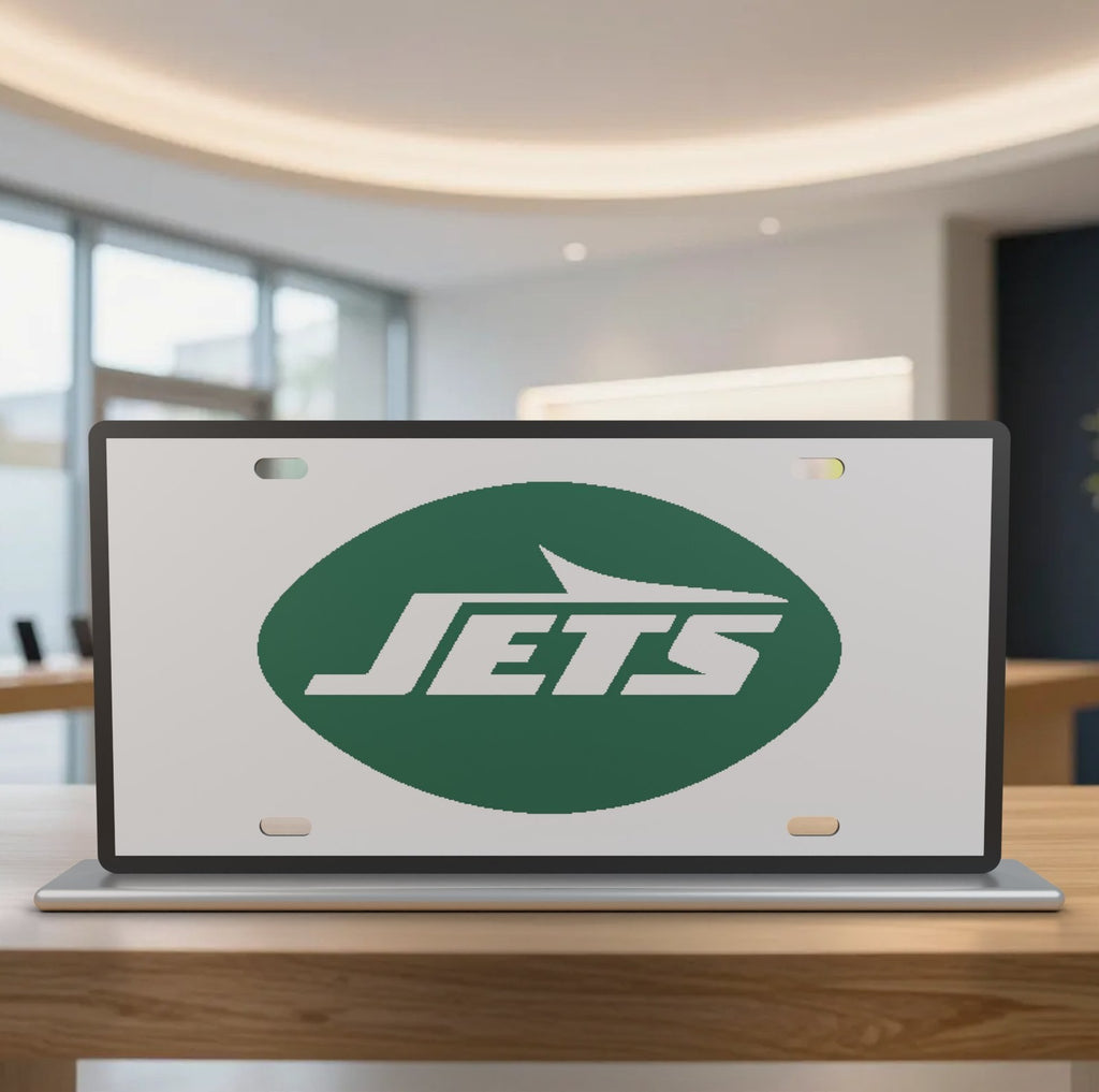 New York Jets Football License Plate Car Tag 12x6 Front Novelty Vanity