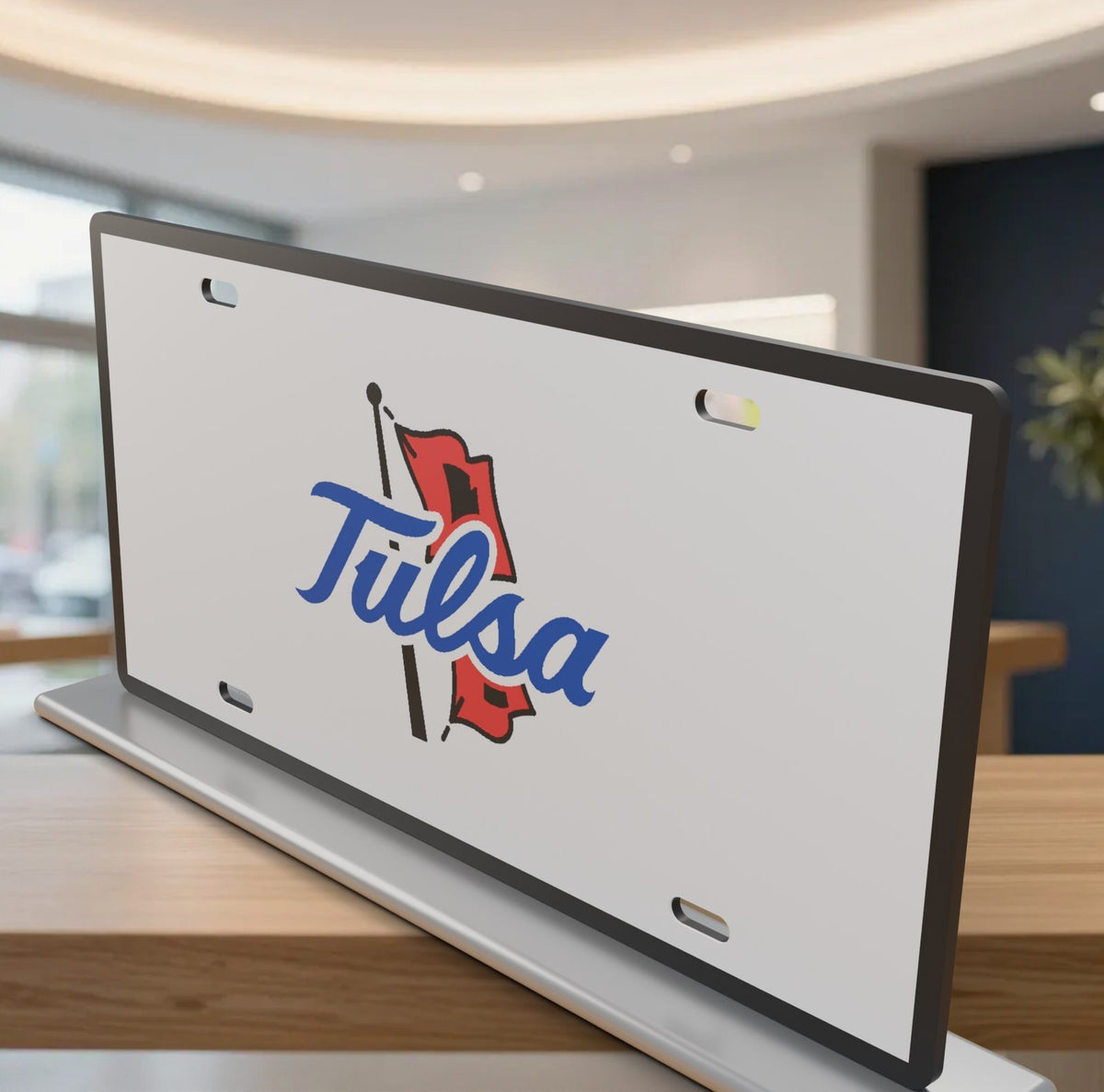 Tulsa Golden Hurricane College Football License Plate Car Tag 12x6 Front Novelty