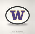 Washington Huskies Oval Trailer Hitch Cover 2 Inch Receiver
