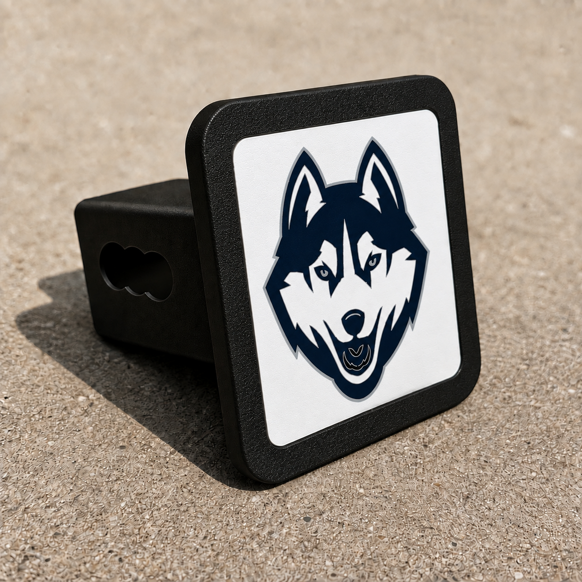 UConn Huskies Trailer Hitch Cover 2 Inch Receiver