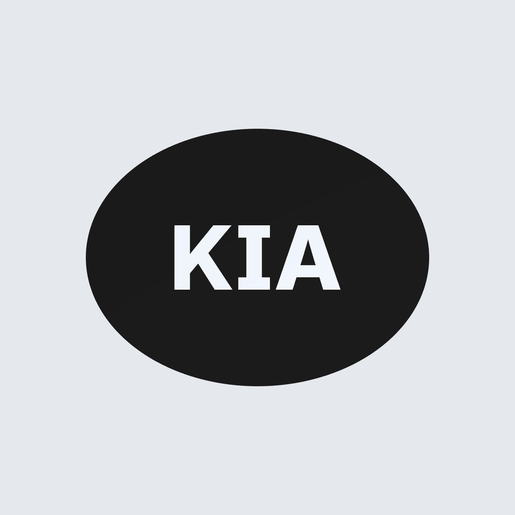 Kia oval trailer hitch cover view 8
