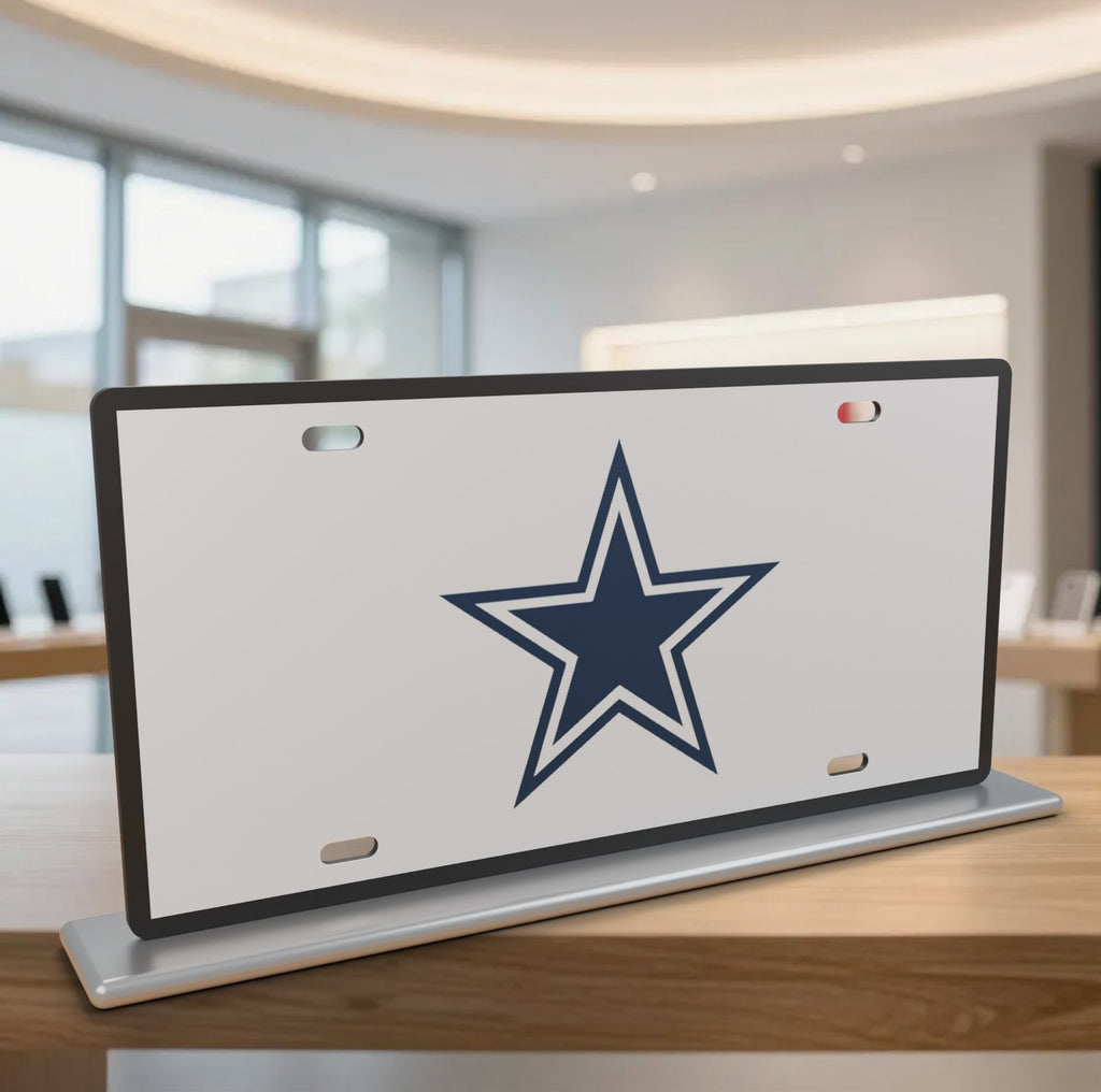 Dallas Cowboys Football License Plate Car Tag 12x6 Front Novelty Vanity