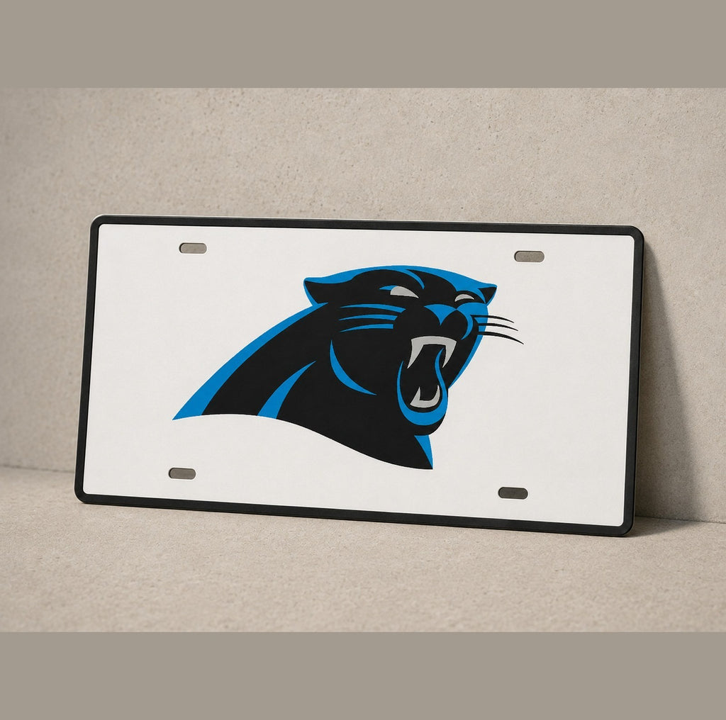 Carolina Panthers Football License Plate Car Tag 12x6 Front Novelty Vanity