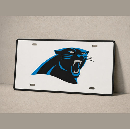 Carolina Panthers Football License Plate Car Tag 12x6 Front Novelty Vanity