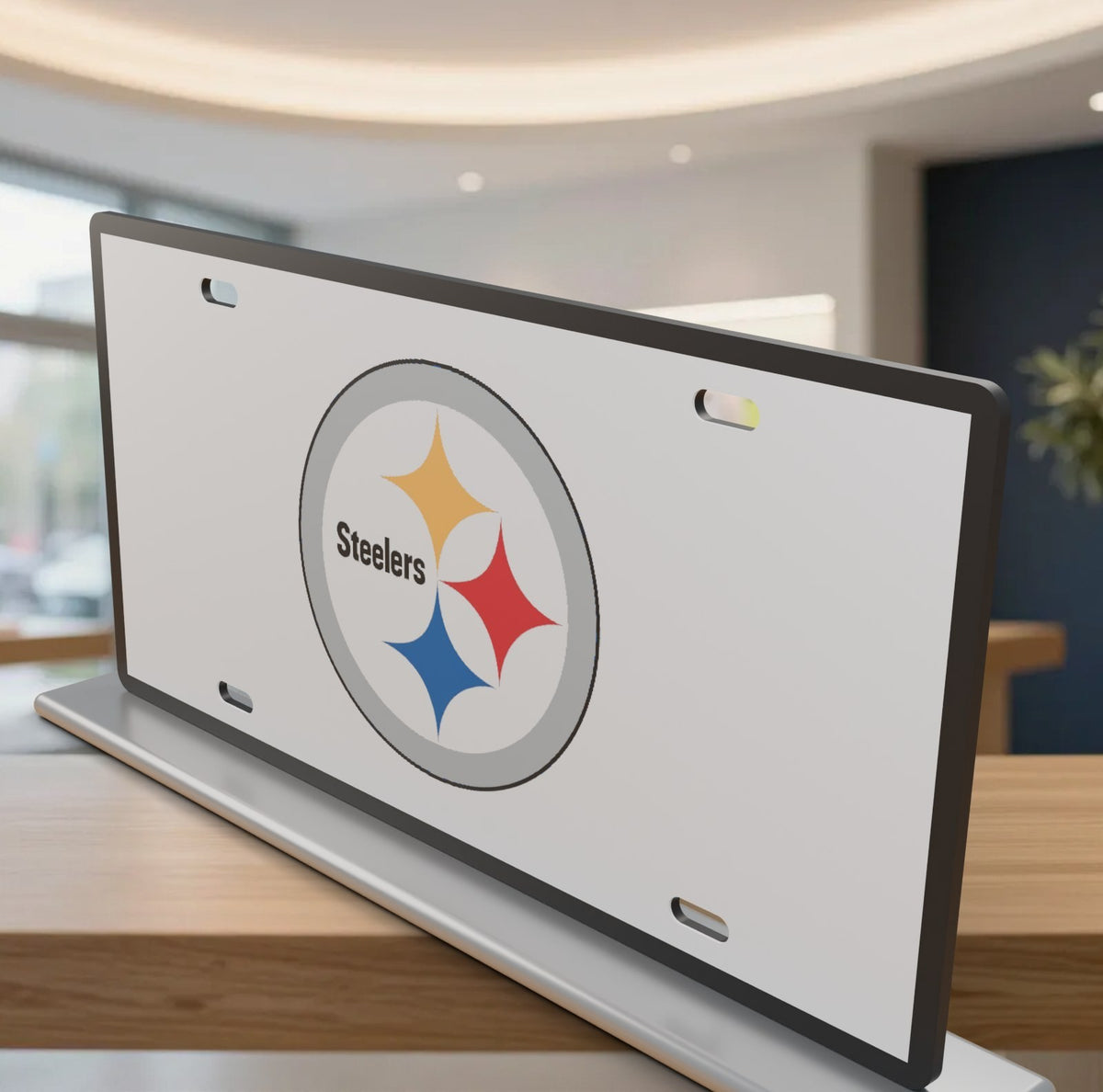 Pittsburgh Steelers Football License Plate Car Tag 12x6 Front Novelty Vanity