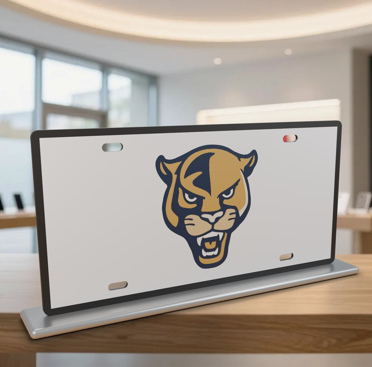Florida International Panthers FIU License Plate Car Tag 12x6 Front