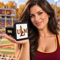 UL Monroe Warhawks Trailer Hitch Cover 2 Inch Receiver