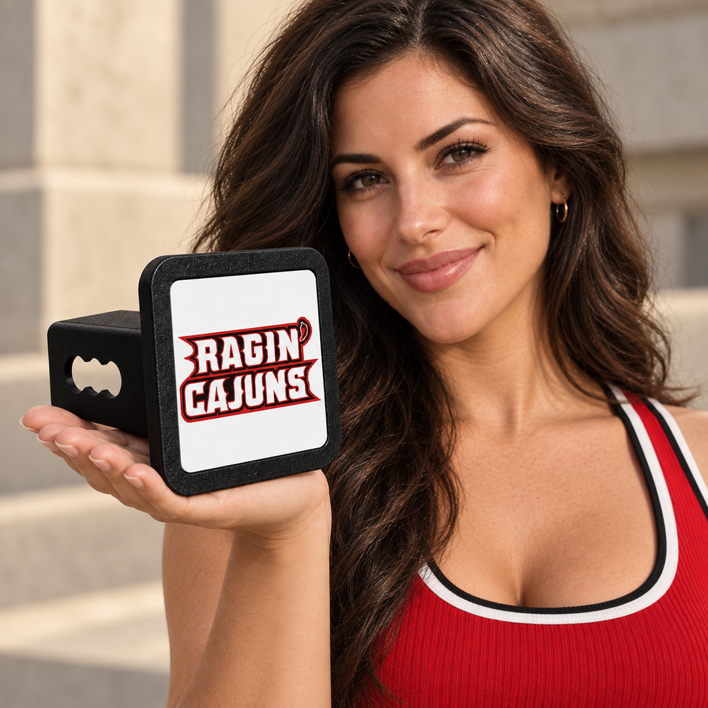 Louisiana Ragin' Cajuns Trailer Hitch Cover 2 Inch Receiver