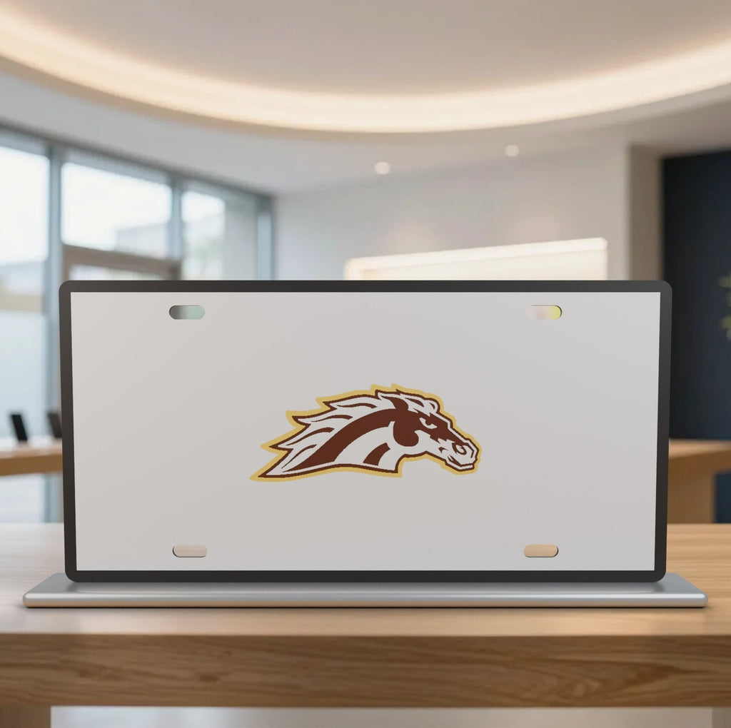 Western Michigan Broncos WMU License Plate Car Tag 12x6 Front